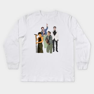 One direction reunited styles merch! hand drawn designs for A modern one direction merchandise Kids Long Sleeve T-Shirt